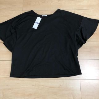 ジーユー(GU)のGUフリルスリーブＴ 新品⭐︎専用Pinky様専用⭐︎(Tシャツ(半袖/袖なし))