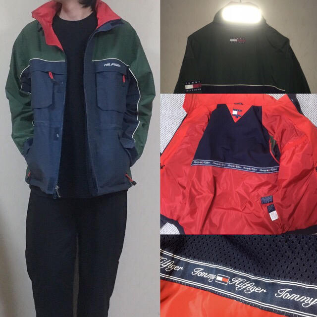 TOMMY HILFIGER - 90's TOMMY HILFIGER トミーヒルフィガー ナイロンジャケットの通販 by ttt｜トミーヒルフィガーならラクマ 国産爆買い
