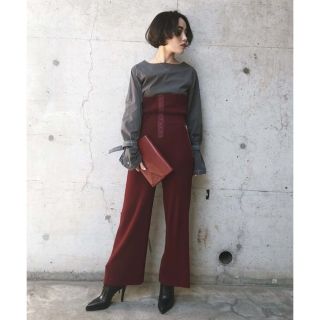 アメリヴィンテージ(Ameri VINTAGE)の新品タグ付　HOOK&EYE KNIT PANTS アメリヴィンテージ (カジュアルパンツ)