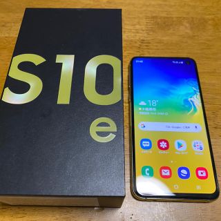 ギャラクシー(Galaxy)のGALAXY S10e SM-G970F/DS 超美品(スマートフォン本体)