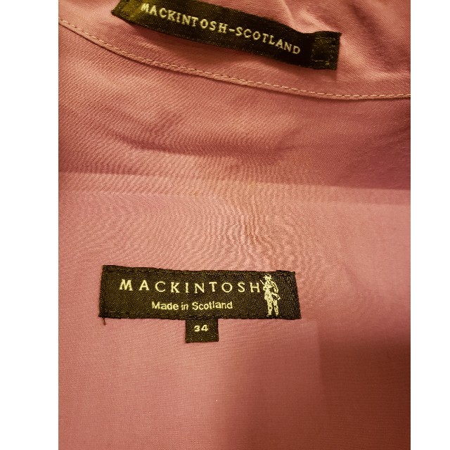 MACKINTOSH(マッキントッシュ)のマッキントッシュ　ゴム引きコートピンク レディースのジャケット/アウター(スプリングコート)の商品写真