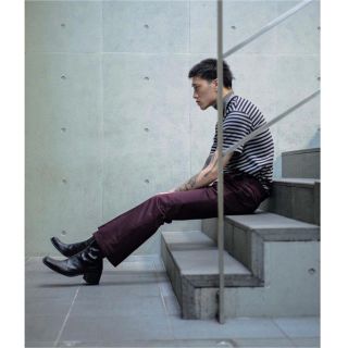 john lawrence sullivan スクエアトゥ ヒールブーツ-