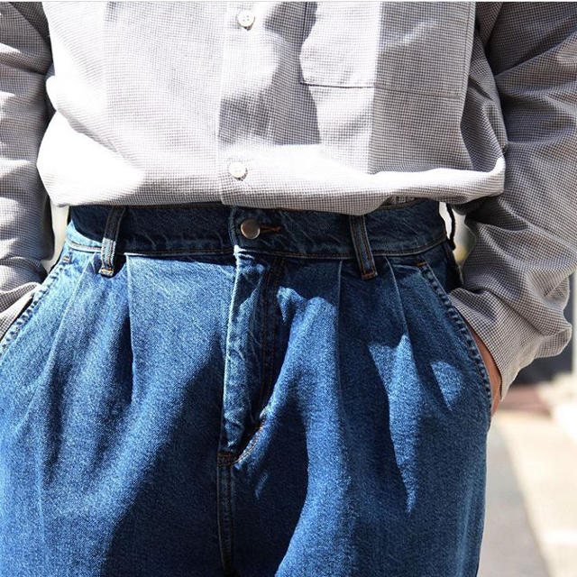 SUNSEA(サンシー)のmfpen BIG JEANS Lサイズ メンズのパンツ(デニム/ジーンズ)の商品写真