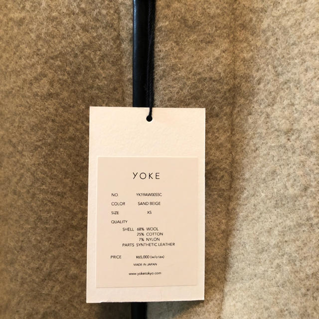 YOKE ボアコート 2019AW 新品　最終値下げ