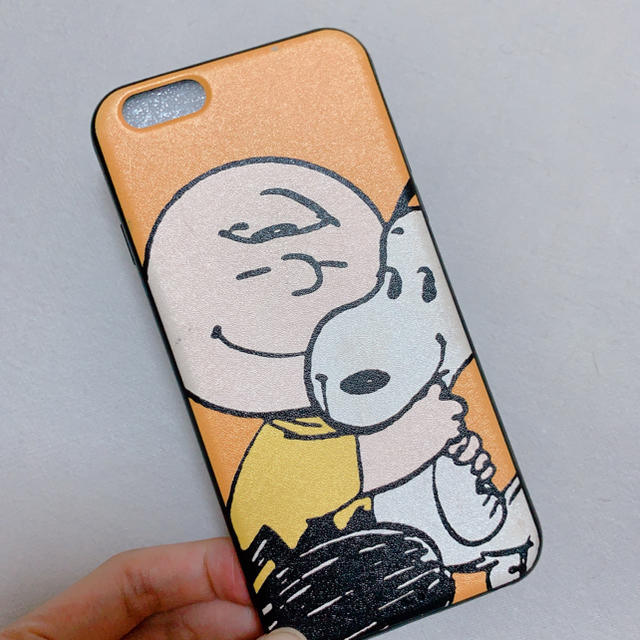 SNOOPY(スヌーピー)のスヌーピー iPhoneケース スマホ/家電/カメラのスマホアクセサリー(iPhoneケース)の商品写真