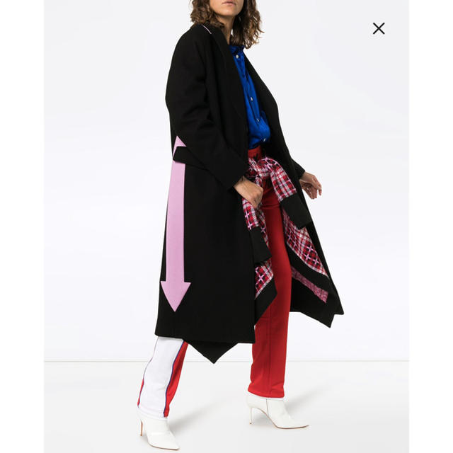 セットアップ 総柄 MSGM ヒーツアパレル極美品 ロング丈 ロングコート