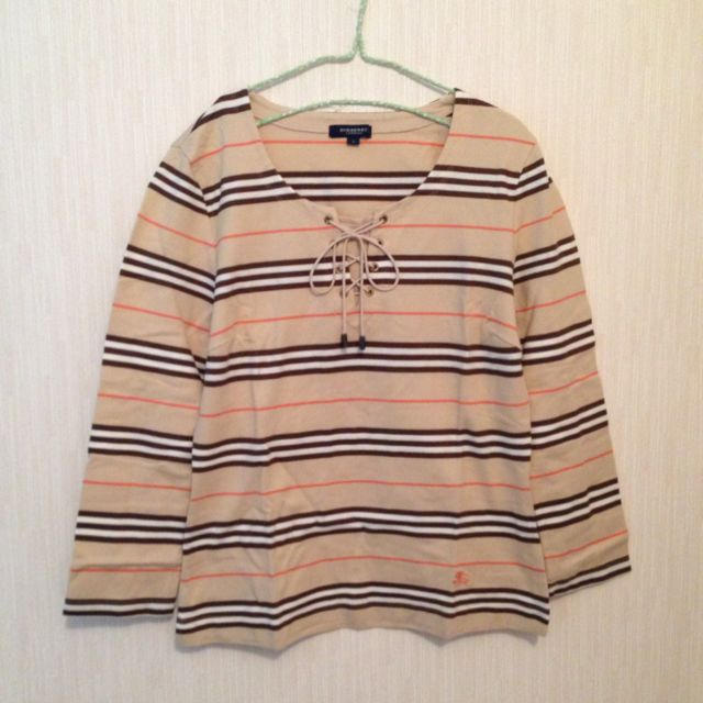 BURBERRY(バーバリー)のBURBERRY＊ボーダーカットソー 2 レディースのトップス(Tシャツ(長袖/七分))の商品写真