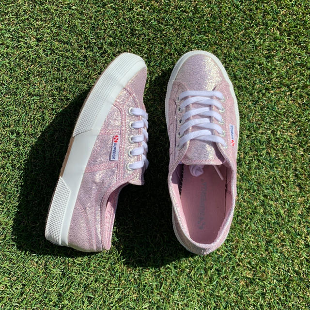 SUPERGA(スペルガ)の美品37 SUPERGA スペルガ 2750 LAMEW ピンク C537 レディースの靴/シューズ(スニーカー)の商品写真