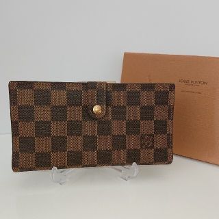 ルイヴィトン(LOUIS VUITTON)のLOUIS VUITTON ダミエ がま口長財布 ルイヴィトン(財布)