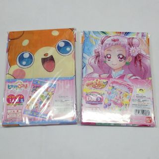 バンダイ(BANDAI)のプリキュア&ここたまレジャーシート二枚組(弁当用品)