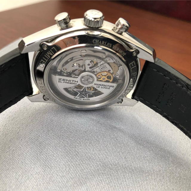 zenith ゼニス エルプリメロ シャルルベルモ 限定1975本 メンズ 時計 腕時計(アナログ)
