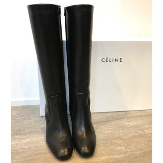 セリーヌ(celine)の半額以下♡新品未使用 セリーヌ クラシックブーツ  シンプル エレガント(ブーツ)