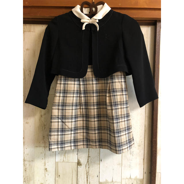 kumikyoku（組曲）(クミキョク)の美品！KUMIKYOKU フォーマルワンピース キッズ/ベビー/マタニティのキッズ服女の子用(90cm~)(ドレス/フォーマル)の商品写真