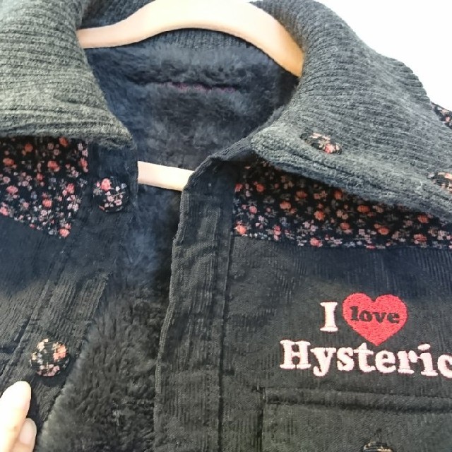 HYSTERIC MINI(ヒステリックミニ)の【美品】ヒステリックミニ  ☆コーデュロイジャケット(140) キッズ/ベビー/マタニティのキッズ服女の子用(90cm~)(ジャケット/上着)の商品写真