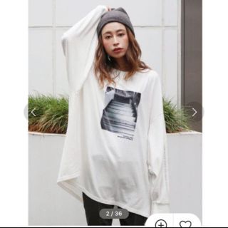 アングリッド(Ungrid)のアングリッド　フォトプリントロングスリーブTee(Tシャツ(長袖/七分))