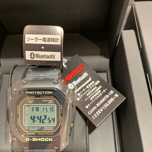 G-SHOCK(ジーショック)のGMW-B5000TB-1JR  G-SHOCK チタン人気商品 メンズの時計(腕時計(デジタル))の商品写真