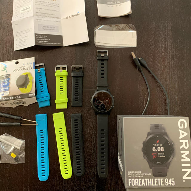 即日発送】 - GARMIN ka10 GARMIN 使用3か月 ForeAthlete945 腕時計