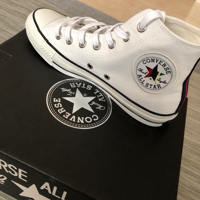 オシャレ CONVERSE ALL STAR×Paul Smithスニーカー asahigaoka-gakuen