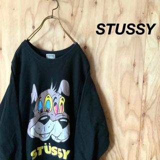 ステューシー(STUSSY)の【人気完売品】STUSSY WOMEN ビッグプリント デザイン スウェット(トレーナー/スウェット)