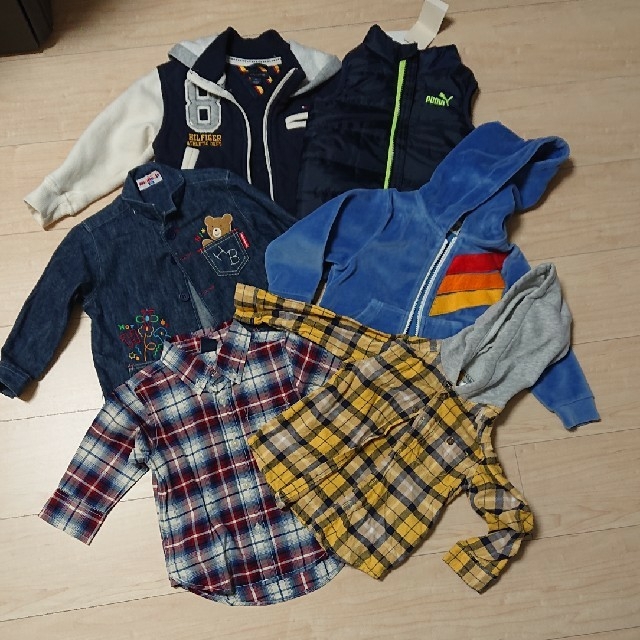 TOMMY HILFIGER(トミーヒルフィガー)の子供アウター まとめ売り 7点 キッズ/ベビー/マタニティのキッズ服男の子用(90cm~)(ジャケット/上着)の商品写真