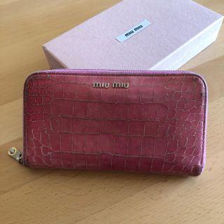 miumiu - miumiu 長財布 の通販｜ラクマ