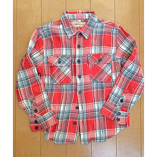 Levi's(リーバイス)のリーバイス ネルシャツ 130 キッズ/ベビー/マタニティのキッズ服男の子用(90cm~)(ブラウス)の商品写真