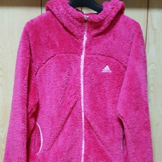 アディダス(adidas)のきーちゃん専用　　adidasモコモコ　パーカー(ダウンコート)