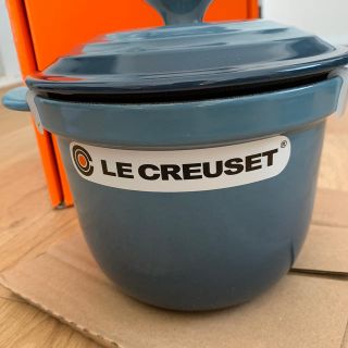 ルクルーゼ(LE CREUSET)のルクルーゼ ココットエヴリィ 18 マリンブルー 新品未使用(鍋/フライパン)