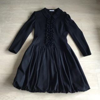 ルネ(René)の美品☆Rene 襟付きバルーンスカートワンピース(ひざ丈ワンピース)