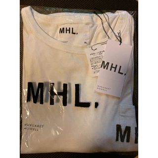 マーガレットハウエル(MARGARET HOWELL)の<美品> MHL.×URBAN RESEARCH 別注 Tシャツ XL ホワイト(Tシャツ/カットソー(半袖/袖なし))