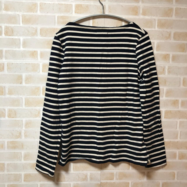 PETIT BATEAU(プチバトー)の【petit bateau】ボーダー　長袖　プルオーバー  レディースのトップス(カットソー(長袖/七分))の商品写真