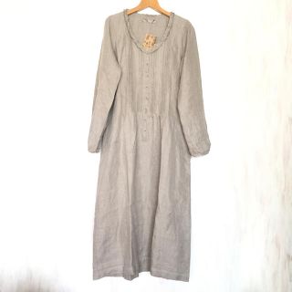 ネストローブ(nest Robe)の値下げ＊新品＊ハグオーワーリネンワンピ(ロングワンピース/マキシワンピース)