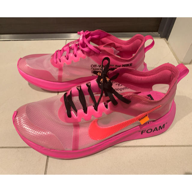the ten off-white Nike zoom fly pink 29