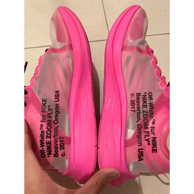 the ten off-white Nike zoom fly pink 29