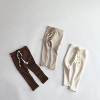 新品 裏起毛リブレギンス ベビー キッズ 男の子 女の子 秋冬 ボトムス タイツ(パンツ)