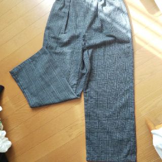 シマムラ(しまむら)の「きなこもち様専用」チェック柄ワイドパンツ(その他)