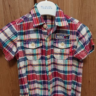 ダブルビー(DOUBLE.B)の数回着用 DOUBLE-B 半袖シャツ 90cm(Tシャツ/カットソー)
