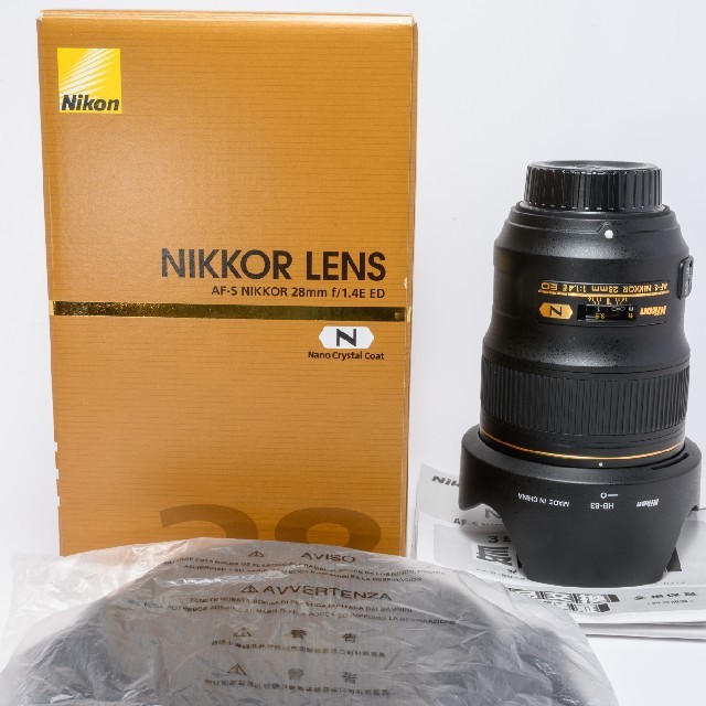 極上品 Nikon AF-S NIKKOR 28mm f/1.4E ED