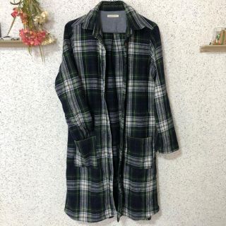 サニークラウズ Ｍサイズ チェック シャツワンピ(ひざ丈ワンピース)