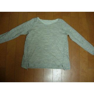 PRISTINEプルオーバー アルパカ・絹/オーガニックコットン パール付き(チュニック)