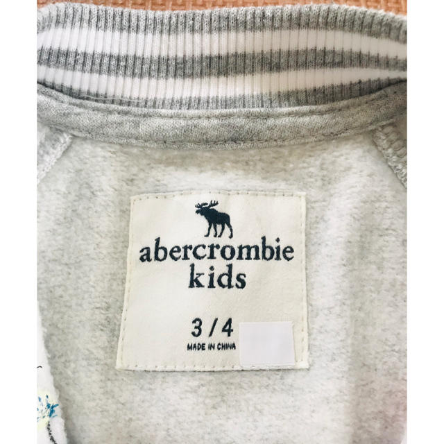 Abercrombie&Fitch(アバクロンビーアンドフィッチ)のアバクロ 女の子 裏起毛パーカー 3-4T(95-100cm) キッズ/ベビー/マタニティのキッズ服女の子用(90cm~)(ジャケット/上着)の商品写真