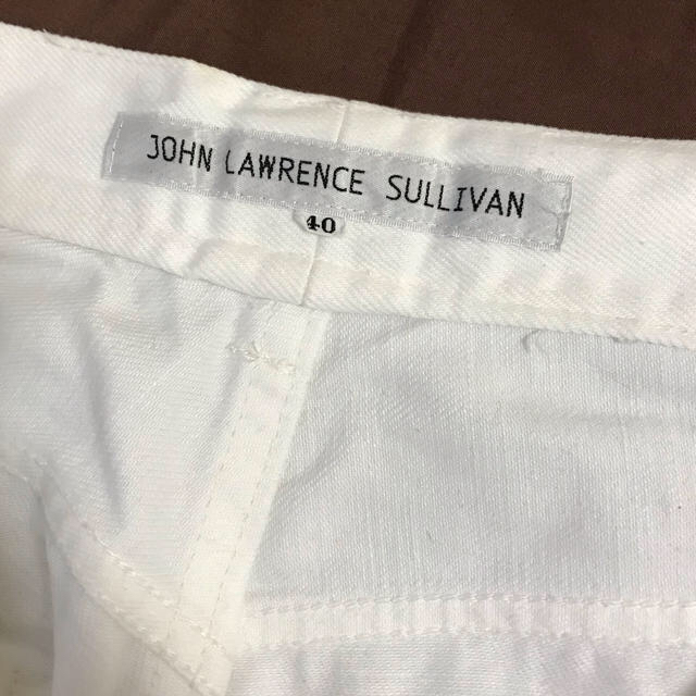 JOHN LAWRENCE SULLIVAN(ジョンローレンスサリバン)のJOHN LAWRENCE SULLIVAN　白パンツ メンズのパンツ(スラックス)の商品写真
