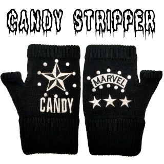 キャンディーストリッパー(Candy Stripper)のCANDY STRIPPER キャンスパ グローブ 手袋 ブラック(手袋)