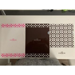 コーチ(COACH)のCOACH クリアファイル 3枚(ファイル/バインダー)