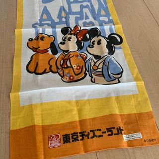 ディズニー(Disney)のミッキー　手ぬぐい(日用品/生活雑貨)