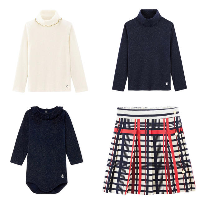 PETIT BATEAU(プチバトー)のyooo29様② キッズ/ベビー/マタニティのキッズ服女の子用(90cm~)(スカート)の商品写真