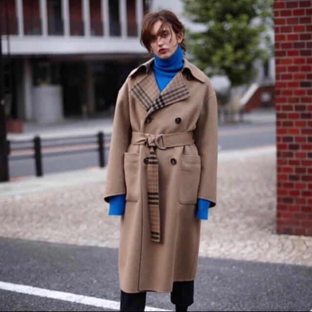 レディースle ciel blue 2018AW リバーシブルコート  ルシェルブルー