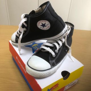 コンバース(CONVERSE)のコンバース　kids  22センチ　　オールスター　　ブラック(スニーカー)