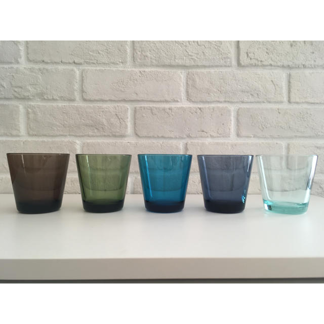 iittala(イッタラ)のイッタラ  カルティオ　5個セット　美品 インテリア/住まい/日用品のキッチン/食器(グラス/カップ)の商品写真