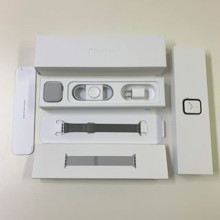 アップルウォッチ(Apple Watch)のApple Watch4 ステンレススチール&ミラネーゼループ 44mm(その他)